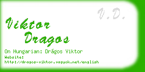 viktor dragos business card